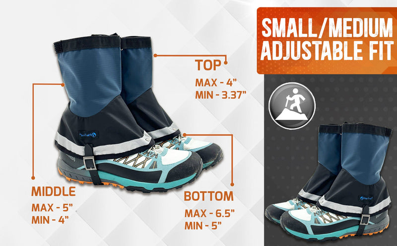 Load image into Gallery viewer, Pike Trail Mid Length Gaiters Small/Medium Adjustable Fit
