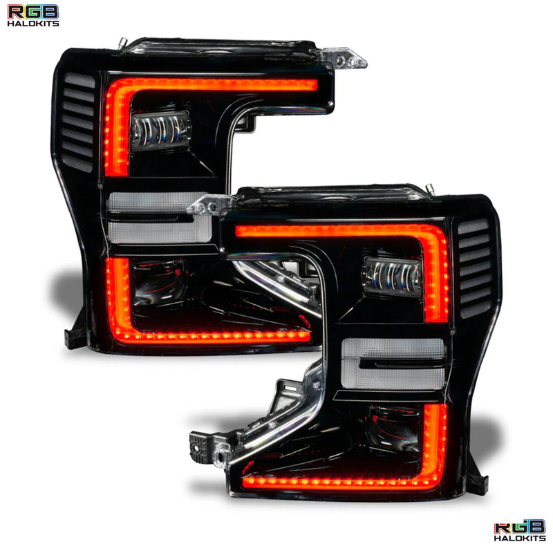 Load image into Gallery viewer, Ford F-250/350 Super Duty Multicolor Flow DRL Boards (2020-2022)
