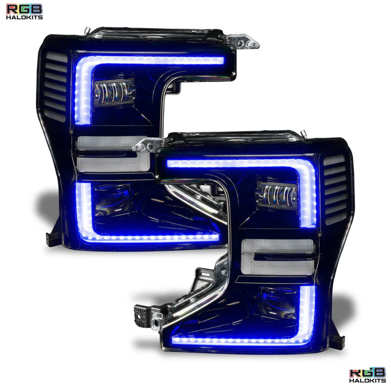 Load image into Gallery viewer, Ford F-250/350 Super Duty Multicolor Flow DRL Boards (2020-2022)
