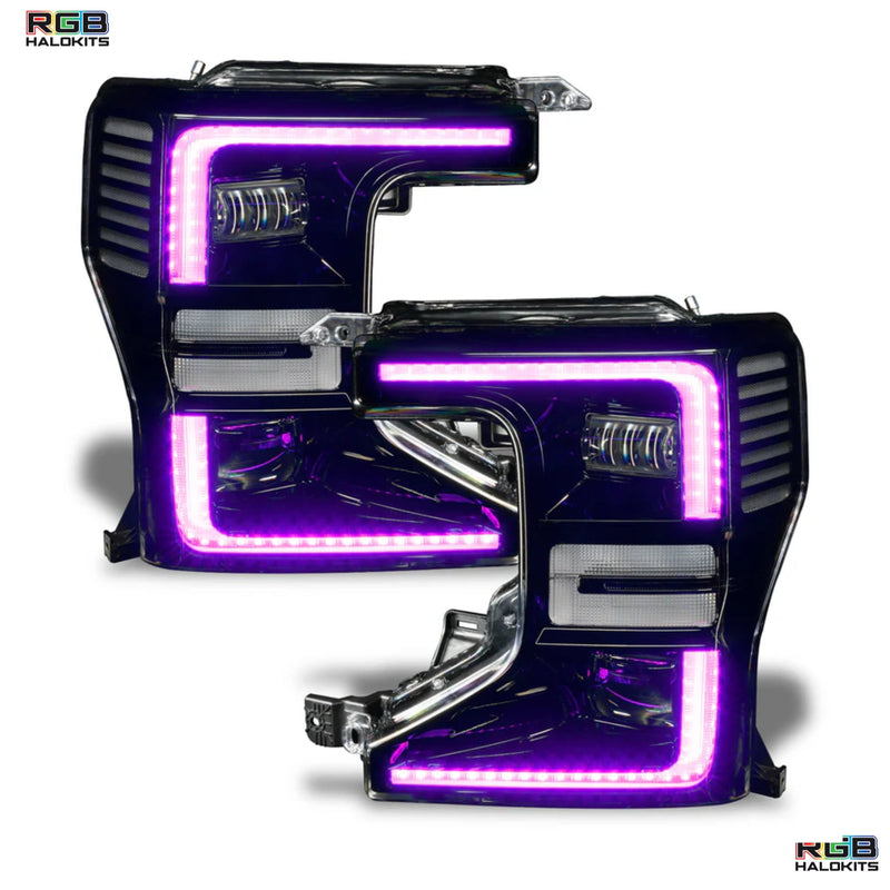 Load image into Gallery viewer, Ford F-250/350 Super Duty Multicolor Flow DRL Boards (2020-2022)
