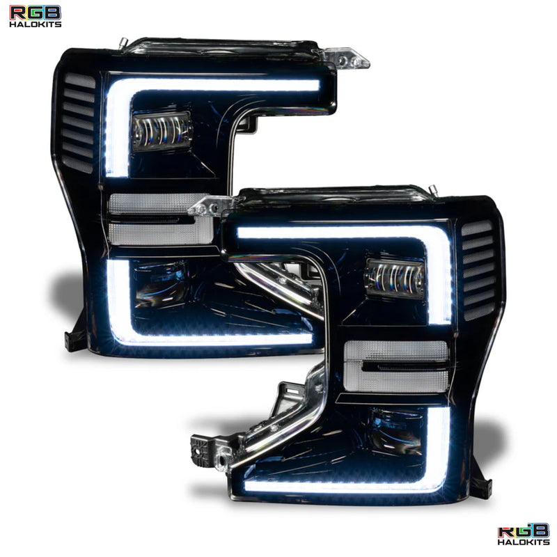 Load image into Gallery viewer, Ford F-250/350 Super Duty Multicolor Flow DRL Boards (2020-2022)
