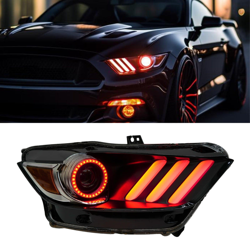 Load image into Gallery viewer, Ford Mustang Multicolor Flow Series DRL Boards (2015-2017)
