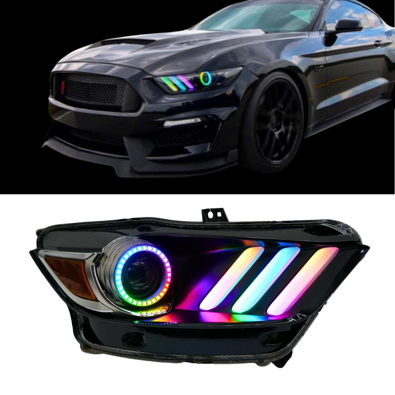 Load image into Gallery viewer, Ford Mustang Multicolor Flow Series DRL Boards (2015-2017)
