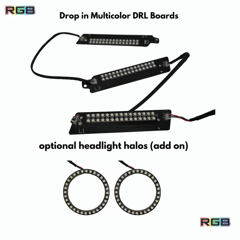 Load image into Gallery viewer, Ford Mustang Multicolor Flow Series DRL Boards (2015-2017)
