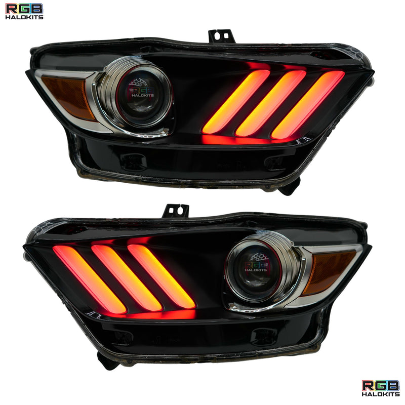 Load image into Gallery viewer, Ford Mustang Multicolor Flow Series DRL Boards (2015-2017)
