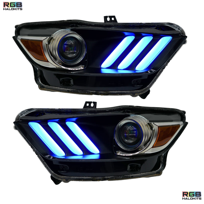 Load image into Gallery viewer, Ford Mustang Multicolor Flow Series DRL Boards (2015-2017)
