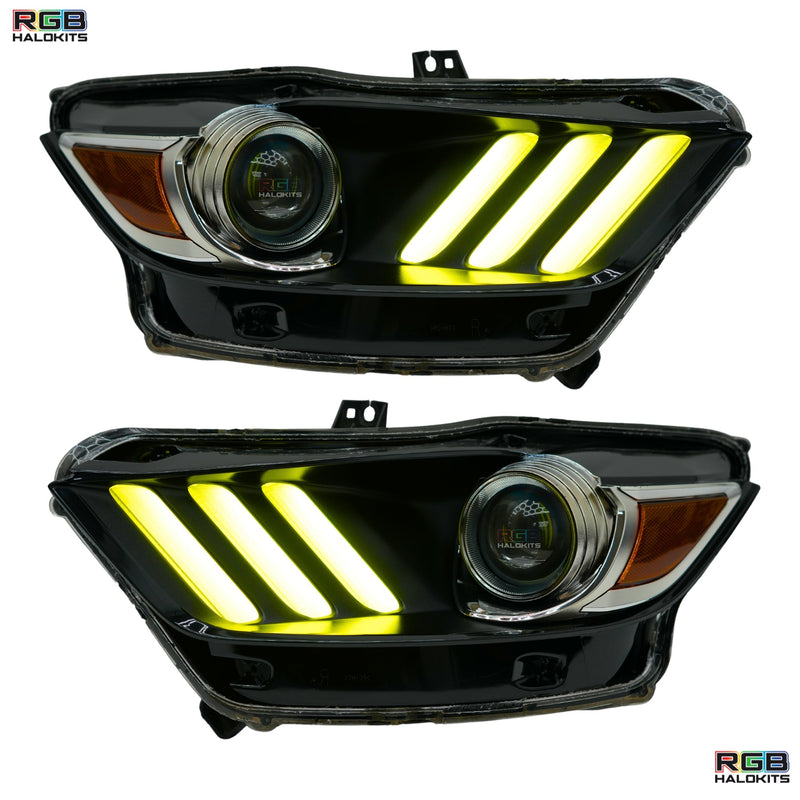 Load image into Gallery viewer, Ford Mustang Multicolor Flow Series DRL Boards (2015-2017)

