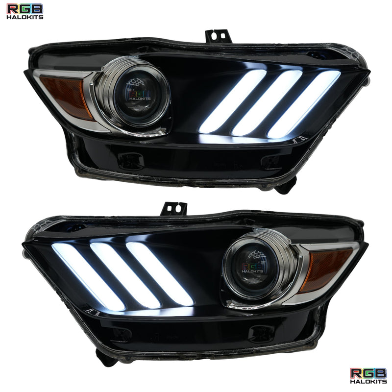 Load image into Gallery viewer, Ford Mustang Multicolor Flow Series DRL Boards (2015-2017)
