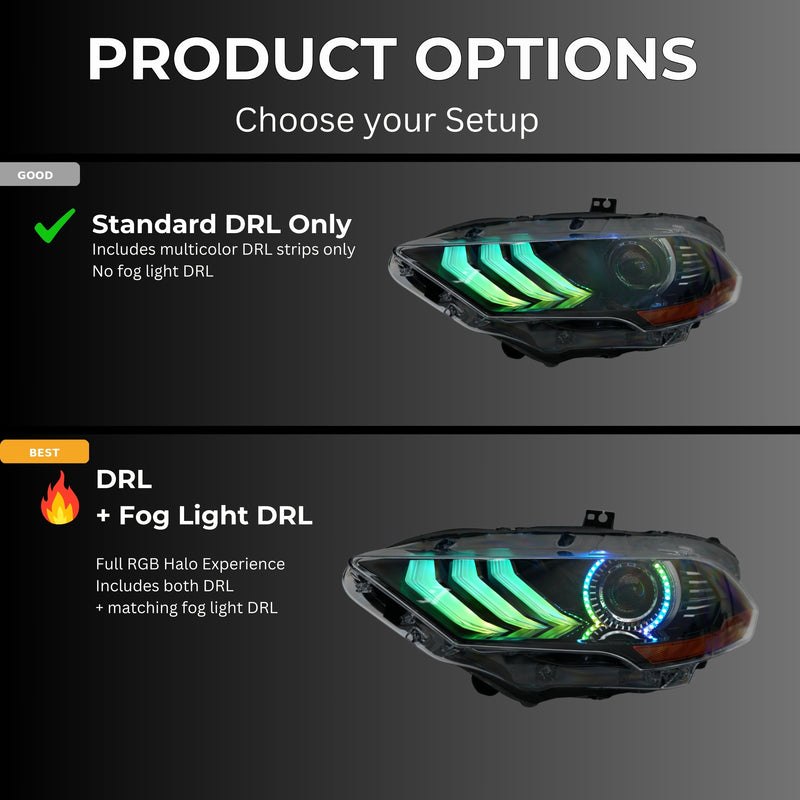 Load image into Gallery viewer, Ford Mustang Multicolor Flow Series DRL Boards (2018-2023)
