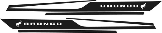 Side Stripe Decals for 2021-2025 Ford Bronco (x2)