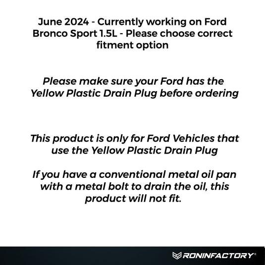 FORD EASY OIL DRAIN