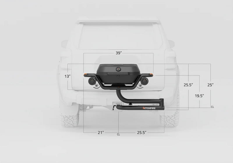 Load image into Gallery viewer, Forge 15 Hitch-Mounted Propane Grill
