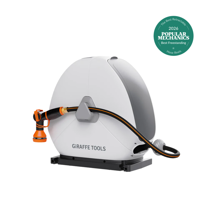 Load image into Gallery viewer, Ground-Mounted Retractable Hose Reel 82ft-130ft
