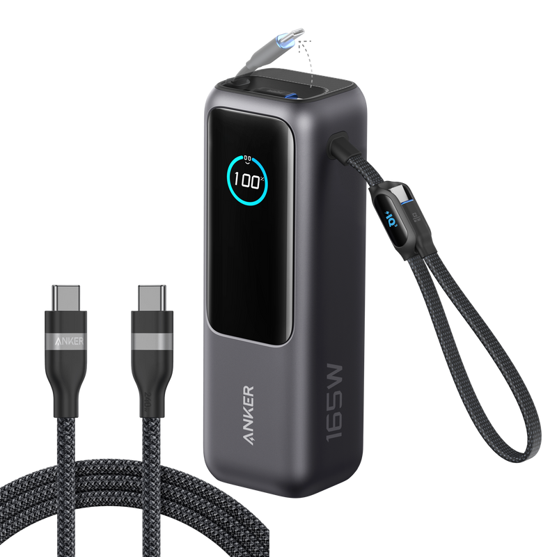 Load image into Gallery viewer, Anker Laptop Power Bank (25K, 165W, Built-In and Retractable Cables)
