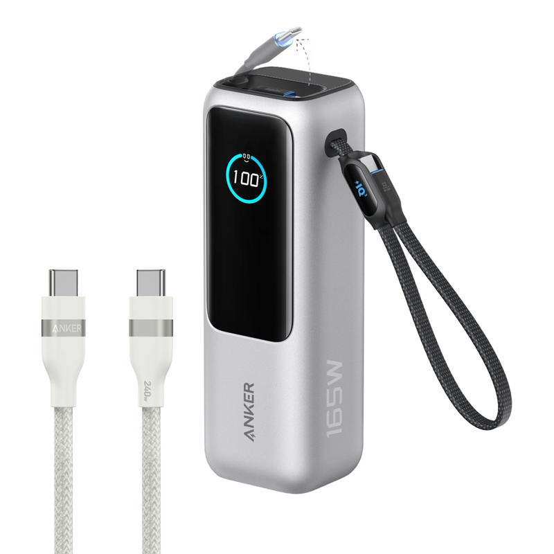 Load image into Gallery viewer, Anker Laptop Power Bank (25K, 165W, Built-In and Retractable Cables)

