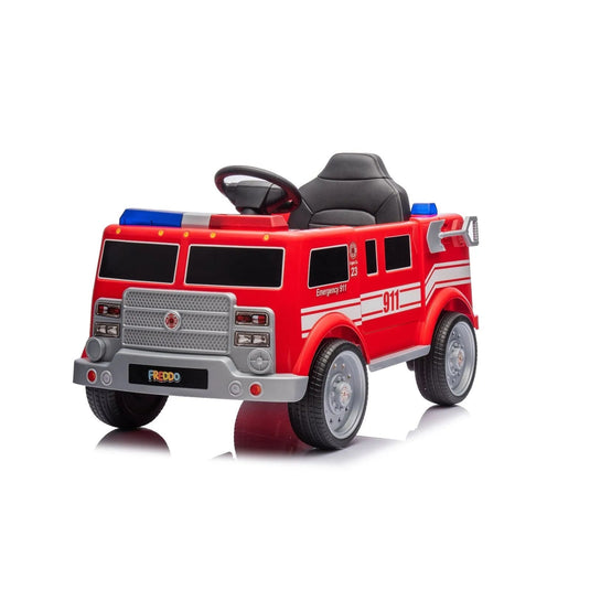 Magic Cars 12V Fire Truck 1 Seater Ride on