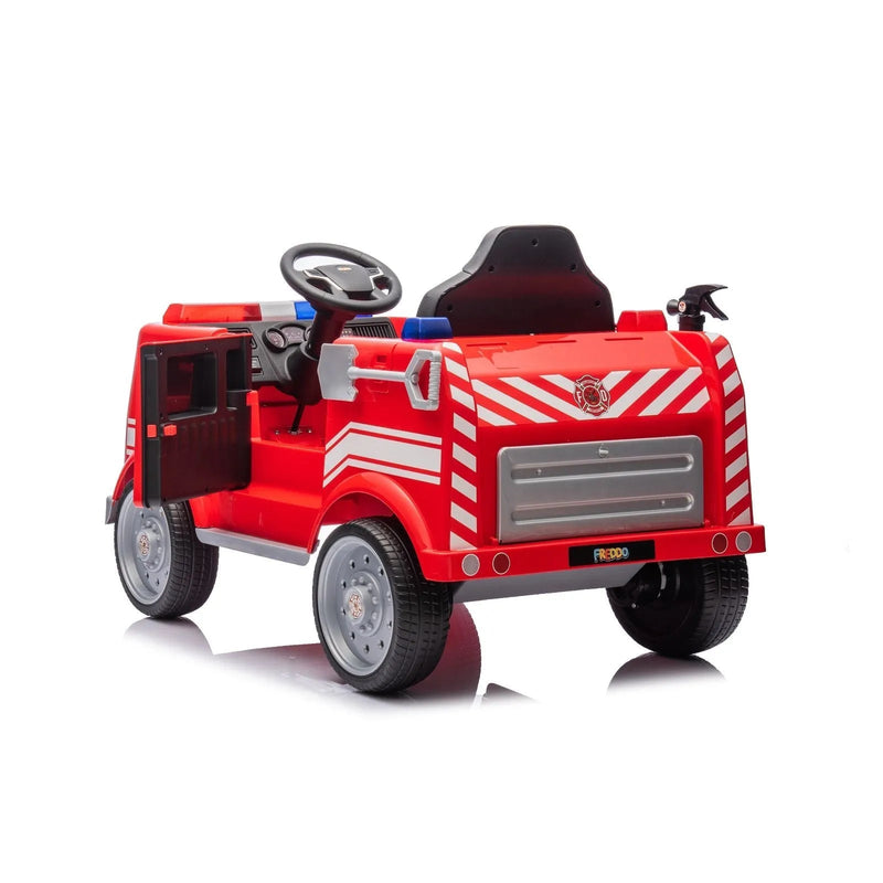 Load image into Gallery viewer, Magic Cars 12V Fire Truck 1 Seater Ride on
