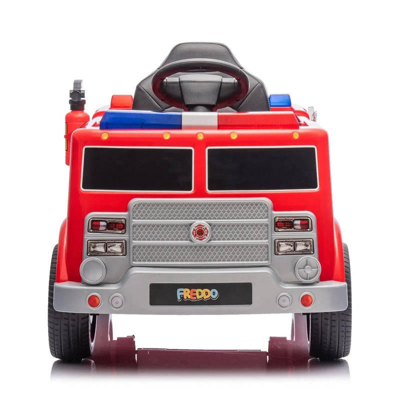 Load image into Gallery viewer, 12V Freddo Fire Truck 1 Seater Ride on
