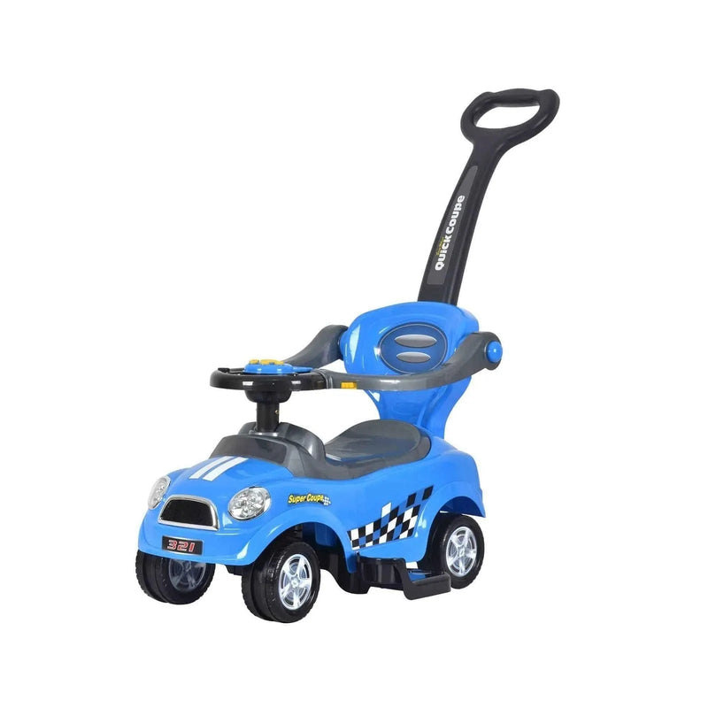 Load image into Gallery viewer, Magic Cars Toys Easy Wheel Quick Coupe 3 in 1, Stroller, Walker and Ride on
