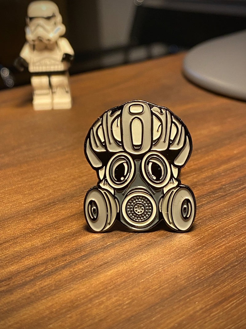 Load image into Gallery viewer, Fresh Air Cyclist Enamel Pin
