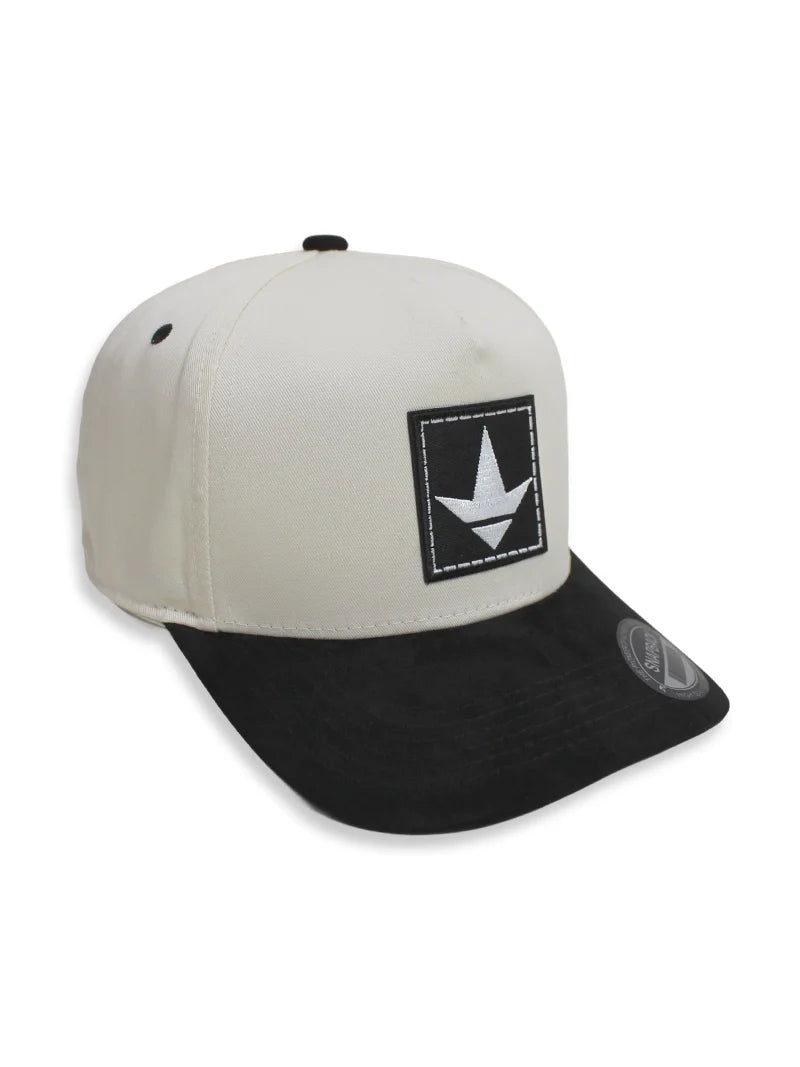 Load image into Gallery viewer, LO Logo Suede Bill Snapback Hat
