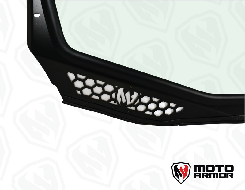 Load image into Gallery viewer, Maverick "R" Vented Glass Windshield with Wipers
