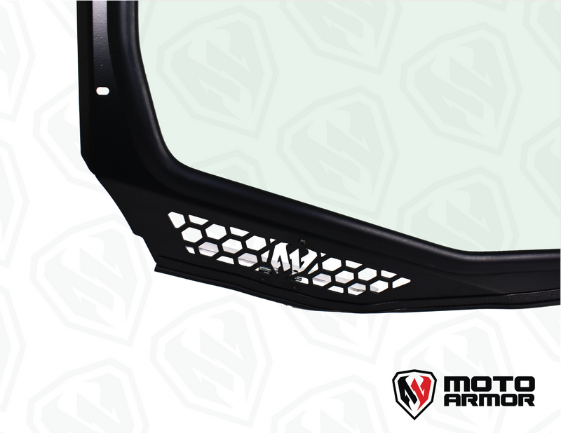 Load image into Gallery viewer, Maverick "R" Vented Glass Windshield with Wipers
