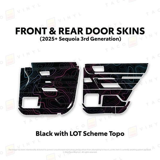 2023+ Sequoia Door Skins