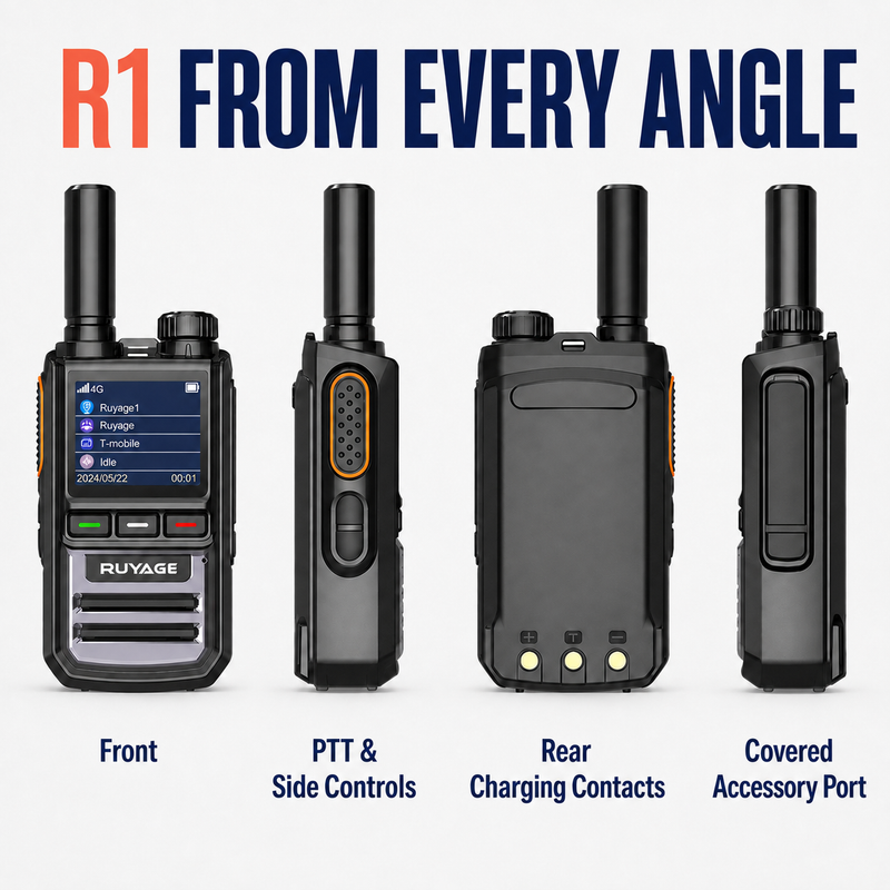 Load image into Gallery viewer, RUYAGE R1 4G LTE PoC Walkie Talkies – 2-Pack

