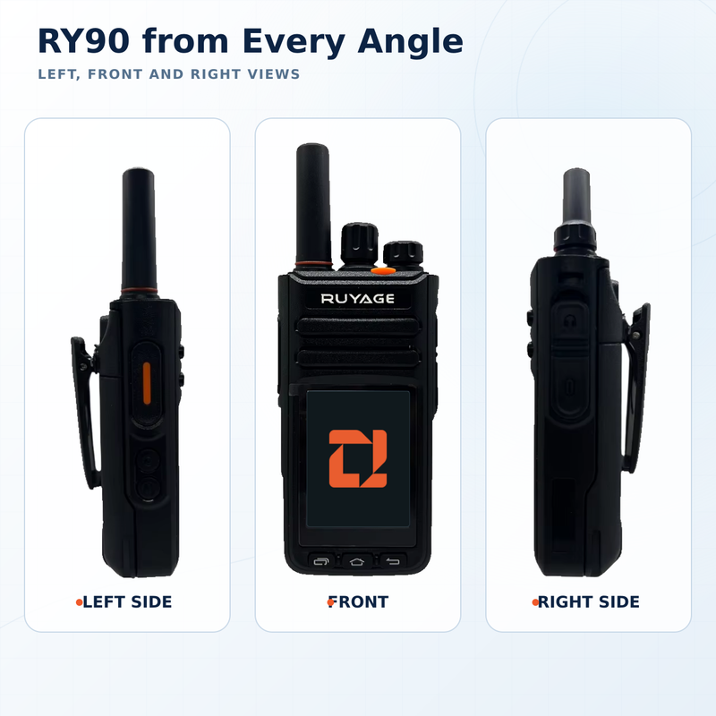 Load image into Gallery viewer, RUYAGE RY90 Zello-Compatible 4G LTE/WiFi Touchscreen Radio – 4000mAh
