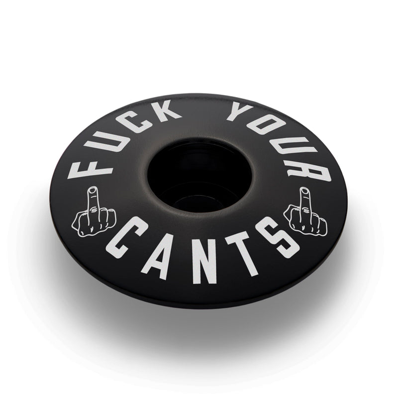 Load image into Gallery viewer, Fuck Your Cants Bicycle Headset Cap
