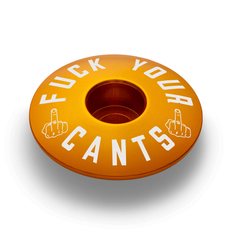 Load image into Gallery viewer, Fuck Your Cants Bicycle Headset Cap
