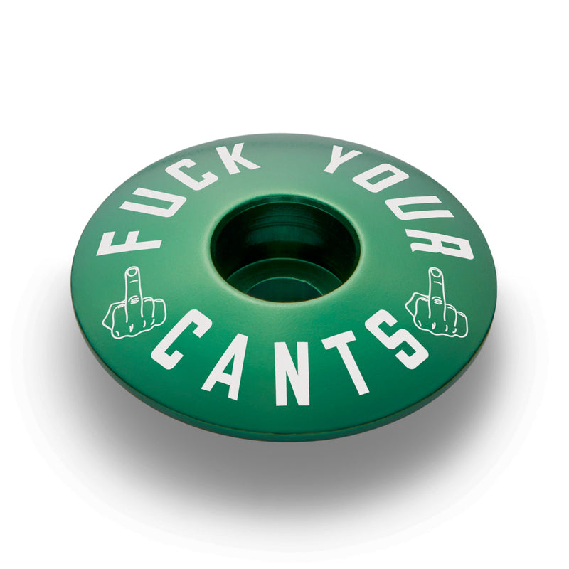 Load image into Gallery viewer, Fuck Your Cants Bicycle Headset Cap

