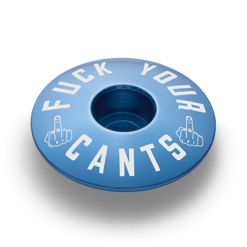 Load image into Gallery viewer, Fuck Your Cants Bicycle Headset Cap

