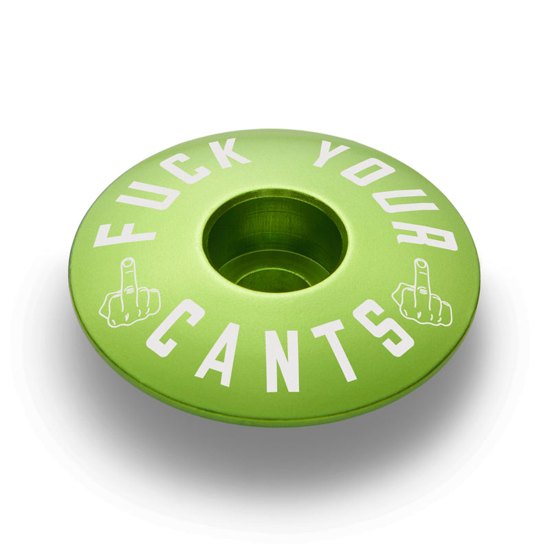 Load image into Gallery viewer, Fuck Your Cants Bicycle Headset Cap
