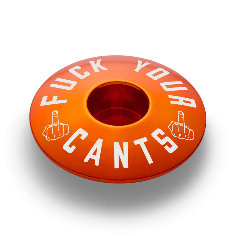 Load image into Gallery viewer, Fuck Your Cants Bicycle Headset Cap
