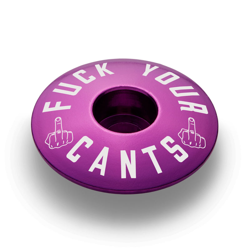Load image into Gallery viewer, Fuck Your Cants Bicycle Headset Cap
