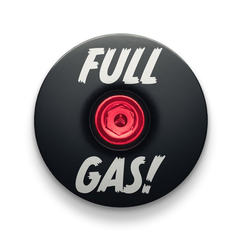 Load image into Gallery viewer, Full Gas - Custom Bicycle Headset Cap
