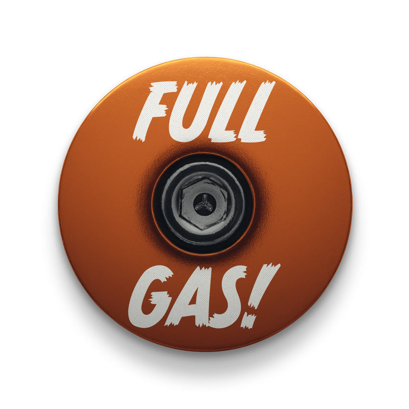 Load image into Gallery viewer, Full Gas - Custom Bicycle Headset Cap
