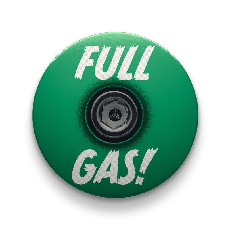 Load image into Gallery viewer, Full Gas - Custom Bicycle Headset Cap
