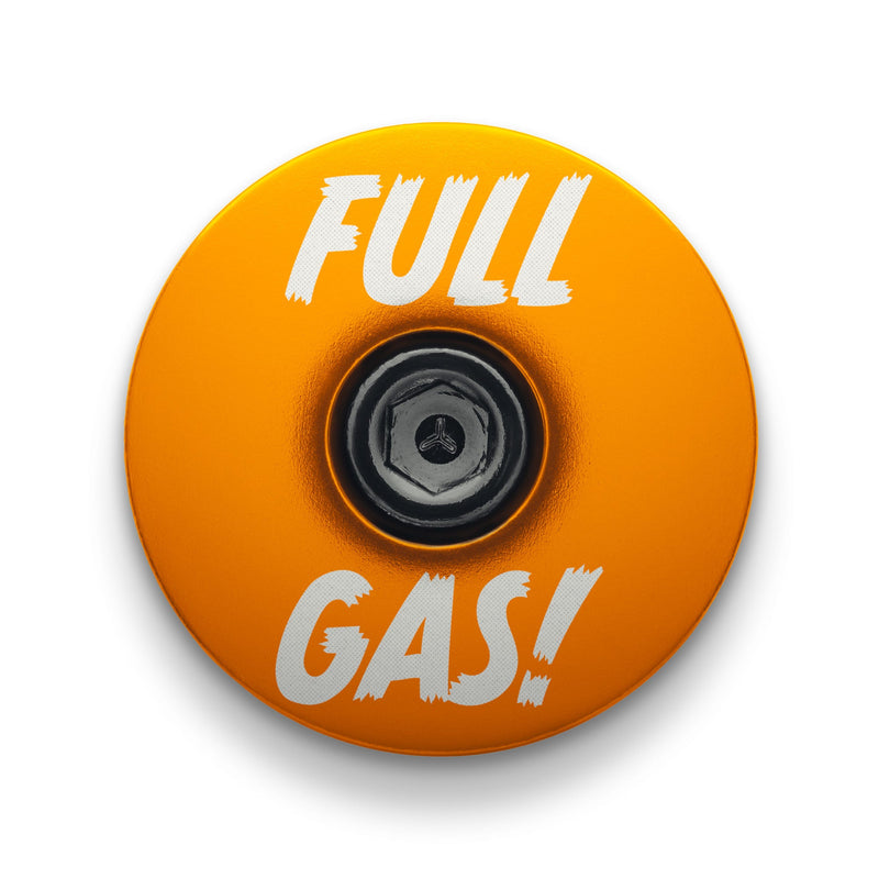 Load image into Gallery viewer, Full Gas - Custom Bicycle Headset Cap
