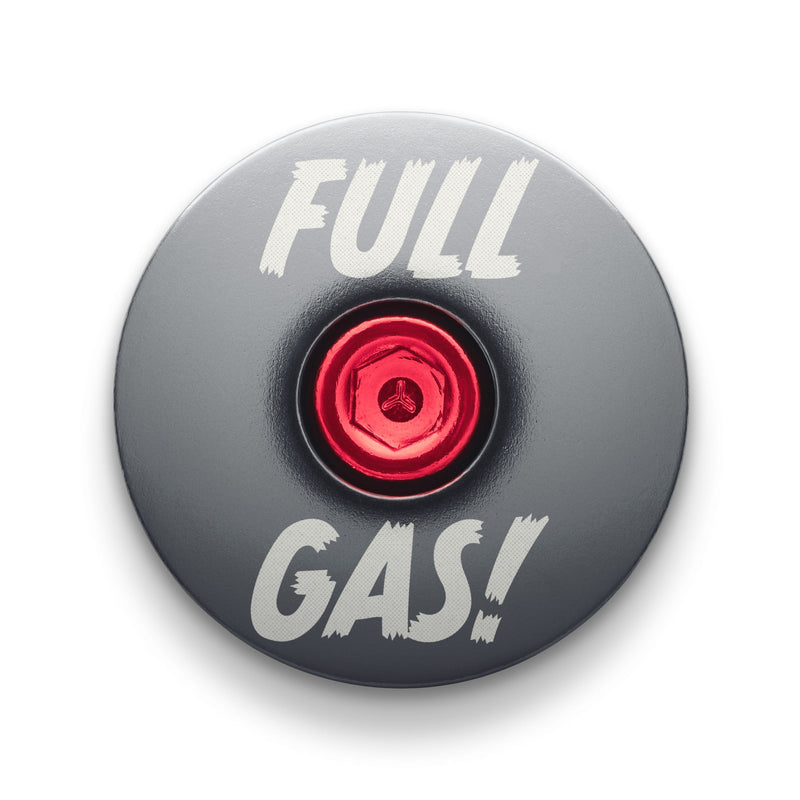 Load image into Gallery viewer, Full Gas - Custom Bicycle Headset Cap
