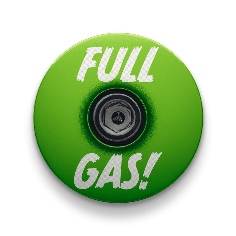Load image into Gallery viewer, Full Gas - Custom Bicycle Headset Cap

