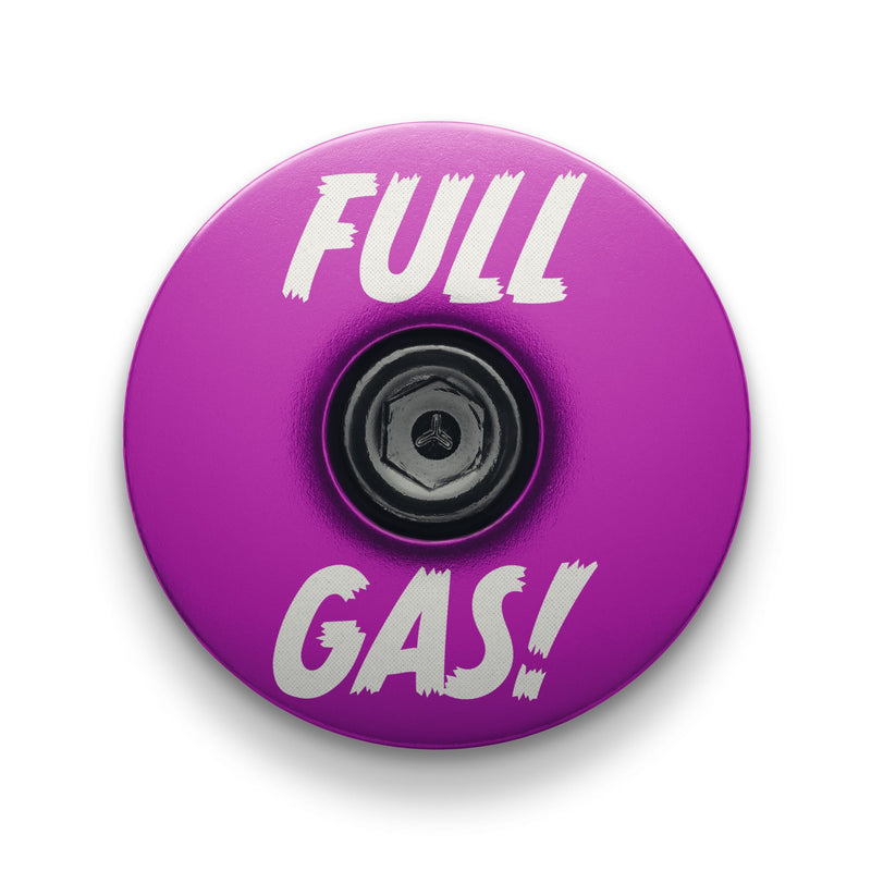 Load image into Gallery viewer, Full Gas - Custom Bicycle Headset Cap
