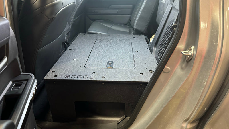 Load image into Gallery viewer, Toyota Tacoma - 2024-Present - 4th Gen - Non-Hybrid - Double Cab - Explore Series - Seat Delete Plate System - Second Row
