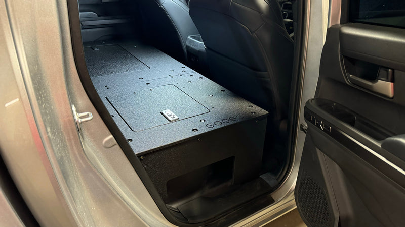 Load image into Gallery viewer, Toyota Tacoma - 2024-Present - 4th Gen - Non-Hybrid - Double Cab - Explore Series - Seat Delete Plate System - Second Row
