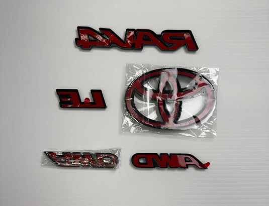 Plastic Overlays for 2019-24 Rav4