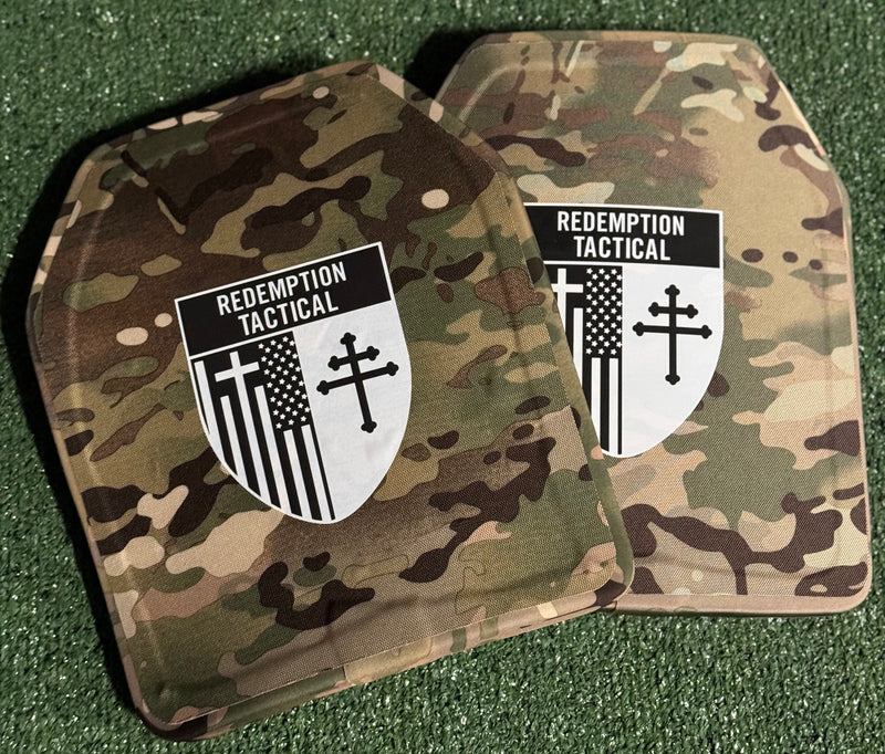 Load image into Gallery viewer, Archangel 2.0 FULL KIT Armor COMBO PACKAGE LIGHTWEIGHT LEVEL IV  (2) 10x12 Front/Back Plates (2) 6x8 Side Plates, Archangel Placard (Level IIIA)
