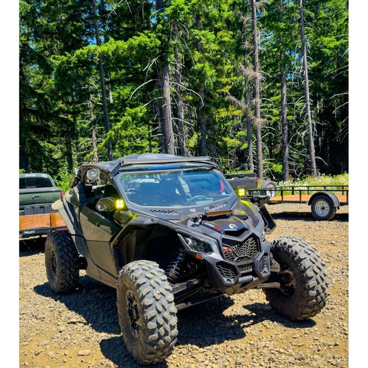 2017-2025 Can Am X3 Full Glass Windshield - Two Vent