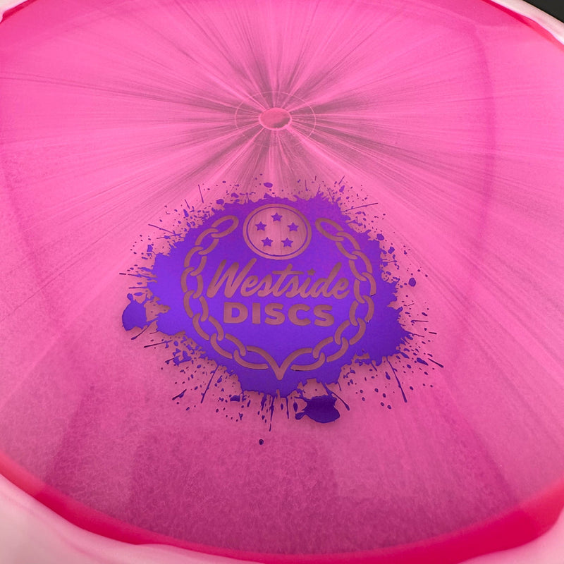 Load image into Gallery viewer, VIP-Ice Orbit Sword - Splatter Mini Stamp - First Run
